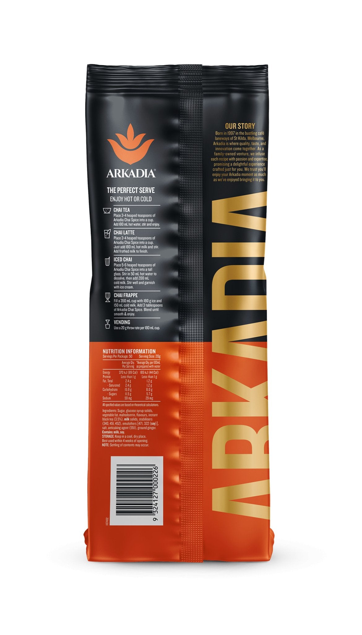 Arkadia Vending Chai - 1kg - Autesso